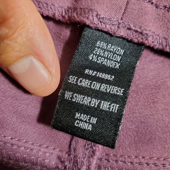Torrid Purple Stretch Jegging Pants Size 16T - Picture 6 of 9